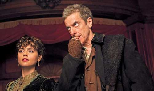 Clara and The Doctor in 'Deep Breath', Peter Capaldi's first full Doctor Who episode