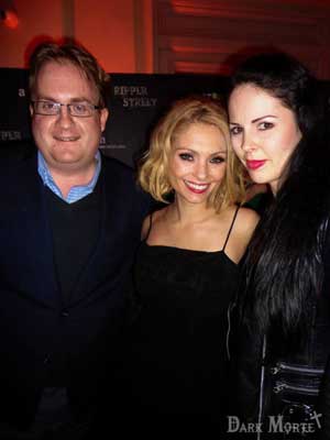 David Saunderson with Long Susan (Myanna Buring) and Dark Morte at Ripper Street Premiere