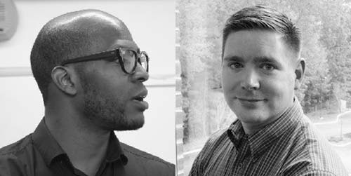Aaron Thomas (director) and Jeff Lane (writer) of One Way Aaron Thomas (director) and Jeff Lane (writer) of One Way