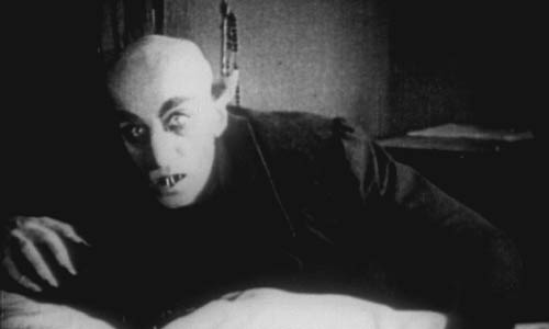 Max Schreck in the title role of Nosferatu (1922)