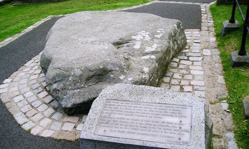 St Patrick's Grave in Downpatrick, County Down