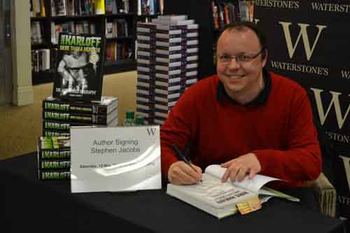 The Spooky Isles visited Stephen Jacobs at his recent book signing at Waterstones in Croydon, South London
