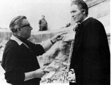 Terence Fisher directs Christopher Lee as Dracula