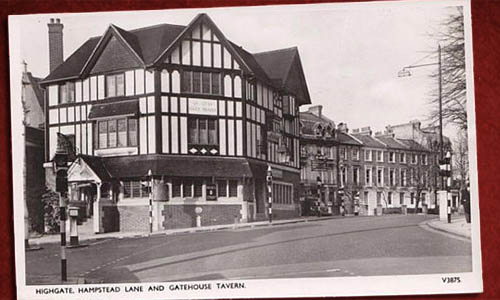 Gatehouse Pub in Highgate