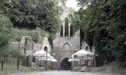 The Hellfire Caves in West Wycombe, Buckinghamshire