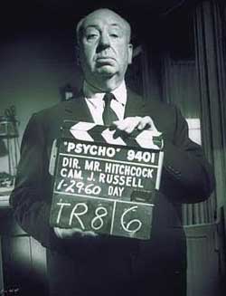 Alfred Hitchcock - the London-born director of Psycho