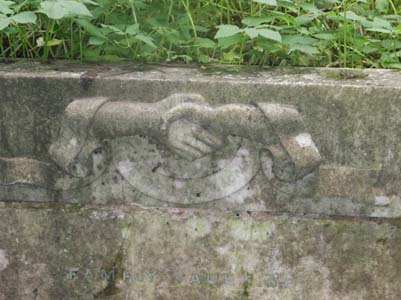 Clasping Hands at Highgate Cemetery
