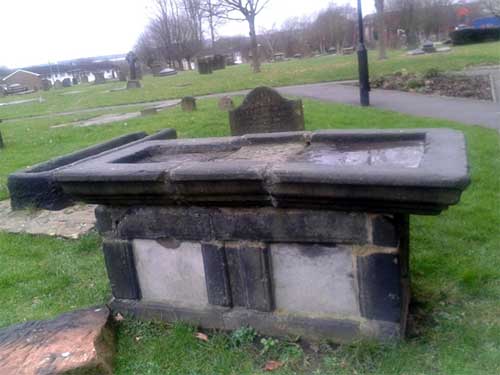 The grave of Molly Leigh