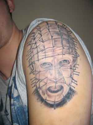 Andy Stewart's Pinhead Tattoo