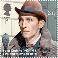 Peter Cushing Horror Film Postage Stamp