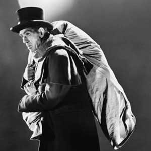 Boris Karloff in a promo photo for The Body Snatcher 1945