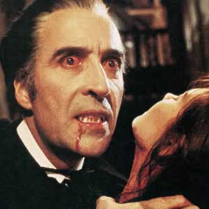 Christopher Lee in Dracula AD 1972