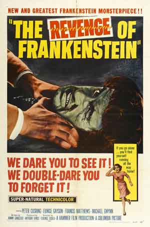 Revenge of Frankenstein Poster