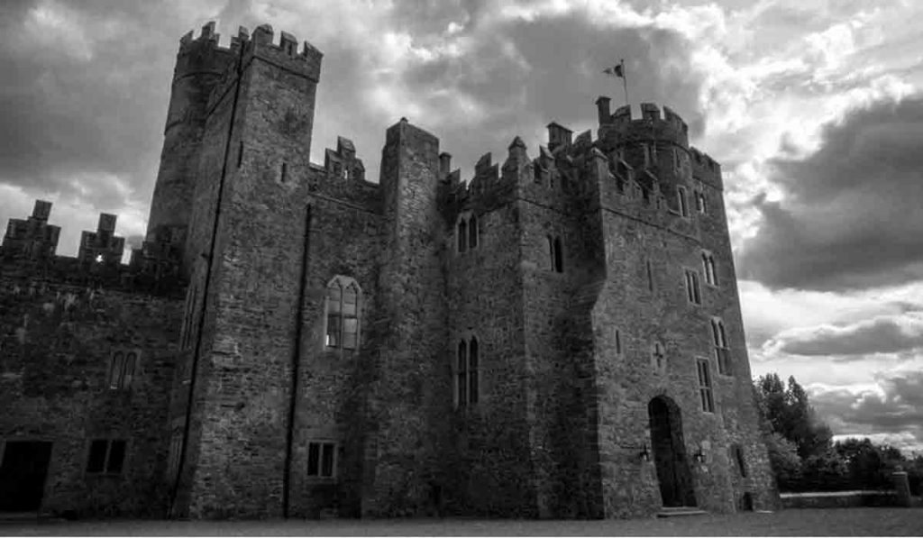 Kilkea Castle - one-time home of the Wizard of Earl Kildare, the Earl Gerald Fitzgerald