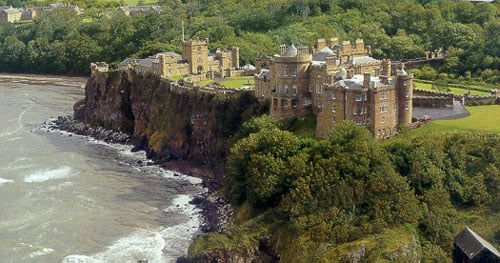 Culzean Castle in Ayrshire, Scotland, one of the most haunted scottish castles