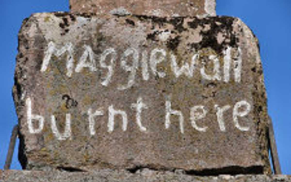 The Maggie Wall Witchcraft Monument, Dunning