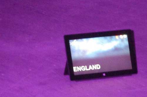 ALICE with the term England on the screen.