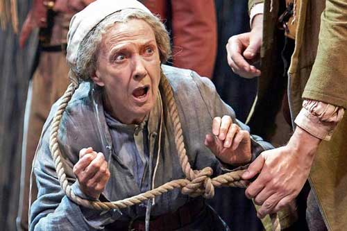 Eileen Atkins as Elizabeth Sawyer in The RSC's The Witch of Edmonton