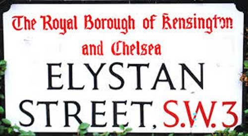 Pond Terrace is now known as Elystan Street in Cheslea, London.