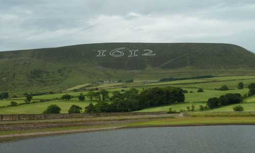 400th Anniversary of Pendle Witch Trials 1 To commemorate the 400th anniversary of the Pendle Witch Trials, special artwork was commissioned on the side of the hill.