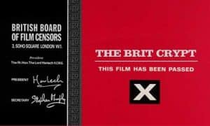 Censored! The Tale Of Britain's X Certificate 1