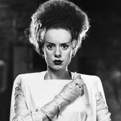 Elsa Lanchester as the Bride of Frankenstein
