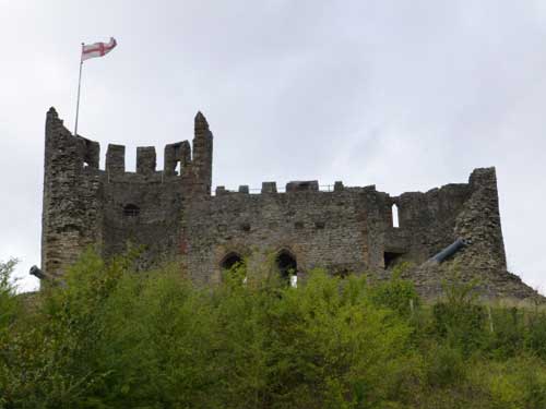 The remain of Dudley Castle keep