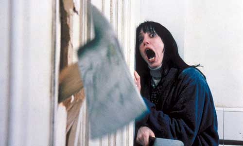 Shelley Duvall is terrorised in The Shining 1980