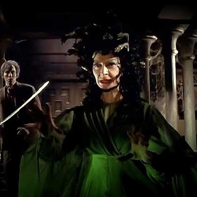 Top 10 She Monsters in British Horror 4 Prudence Hyman as The Gorgon