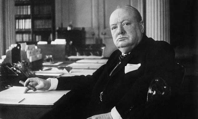 UFO Coverup? The story goes Winston Churchill prevented news of the UFO sightings to be made public to prevent panic from the war-wearing British public.