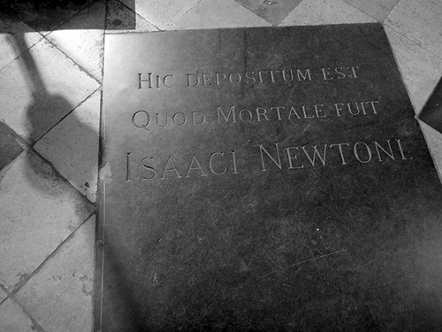 Sir Isaac Netwon's Grave