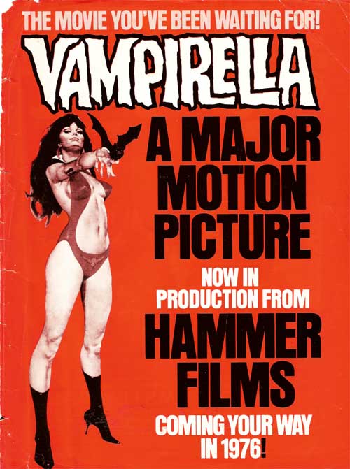 What might have been: A teaser for the never-produced Vampirella