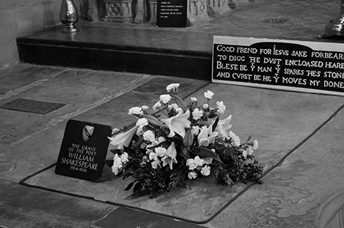 William Shakespeare's Grave