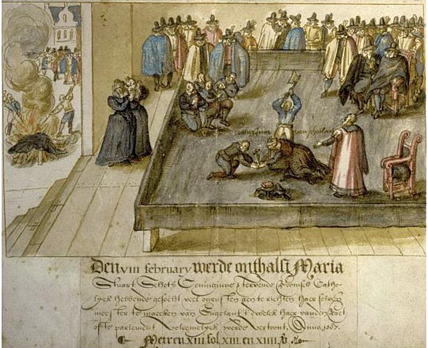 The execution of Mary, Queen of Scots