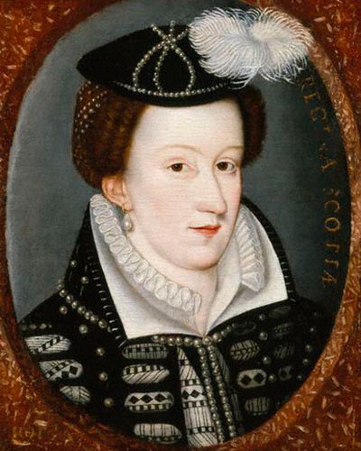 A portrait of Mary, Queen of Scots