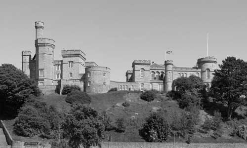 Haunted Inverness Castle in Scotland