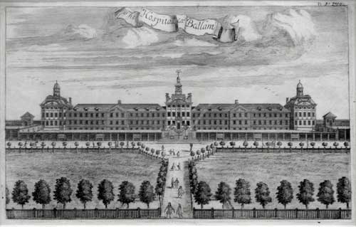 One of the four Bedlam Asylums over the centuries in London. The very word Bedlam now means chaos...