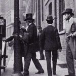 Bram Stoker, business manager of the Lyceum Theatre in London ,takes a cab with the theatre's owner Sir Henry Irving
