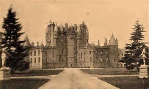 Glamis Castle Scotland Earl Beardie, monster of glamis