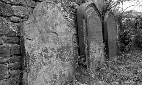 Curse of the Brampton Witch's Tea Set 1 Lizzy Baty's Grave - the Brampton Witch!