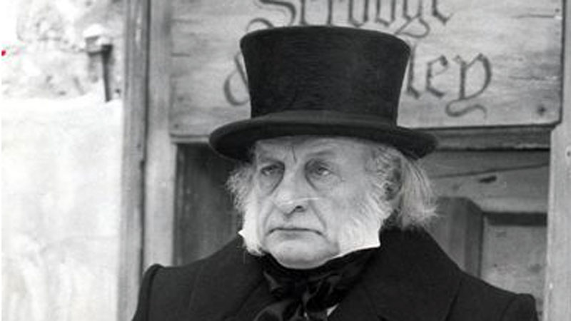 George C Scott as Scrooge in A Christmas Carol 1984