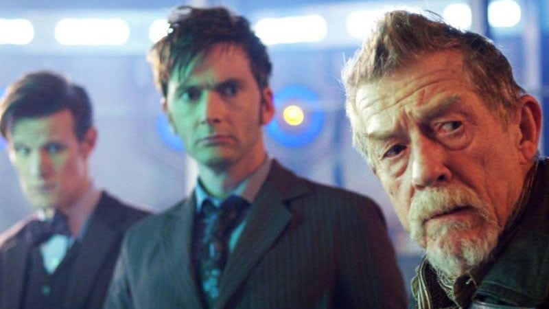 John Hurt joins Matt Smith and David Tennant as The War Doctor, in Doctor Who