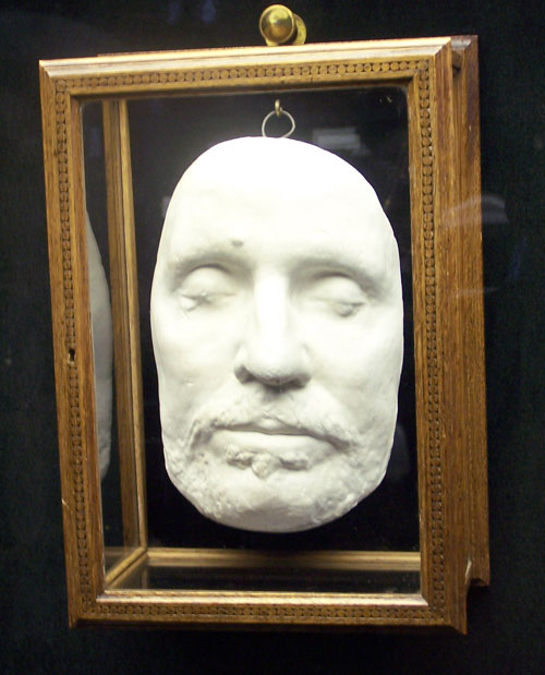 Oliver Cromwell's Death Mask in Warwick Castle