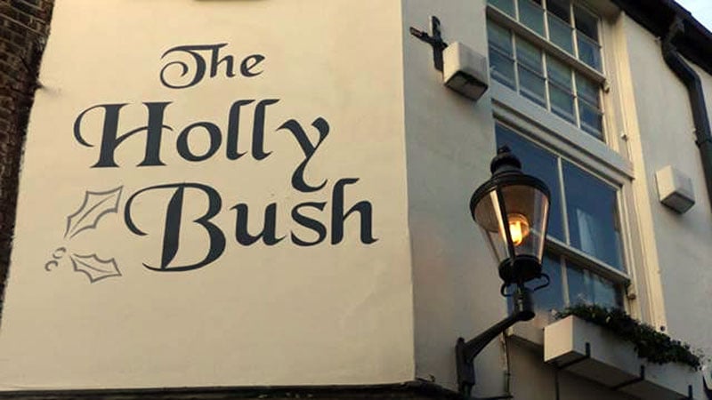 The Holly Bush Inn is one of Haunted Hampstead favourite spooky pubs