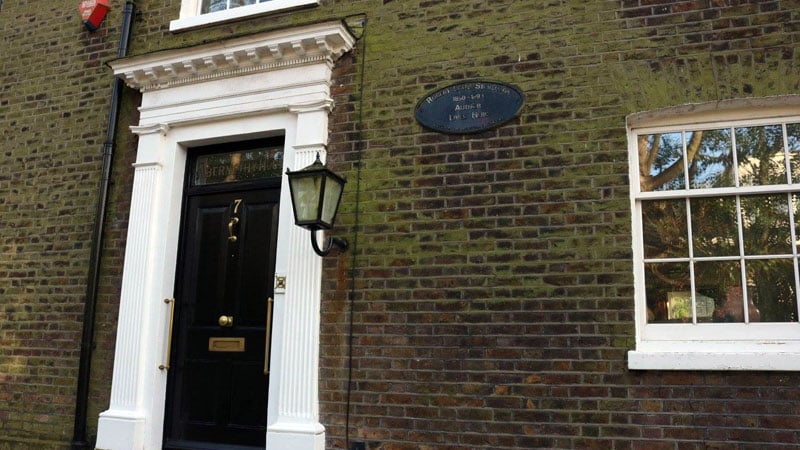 Jekyll and Hyde author Robert Louis Stevenson once lived in this house in Hampstead