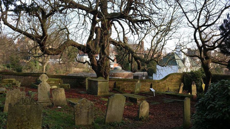 St John's Church in Haunted Hampstead is said to be inspiration for the famous Lucy vampire staking scene in Dracula