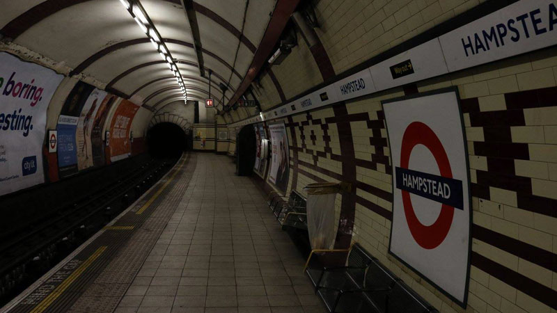 Haunted Hampstead Tube station