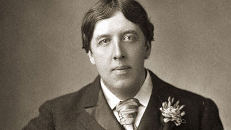 Oscar Wilde, author of The Picture of Dorian Gray and The Canterville Ghost