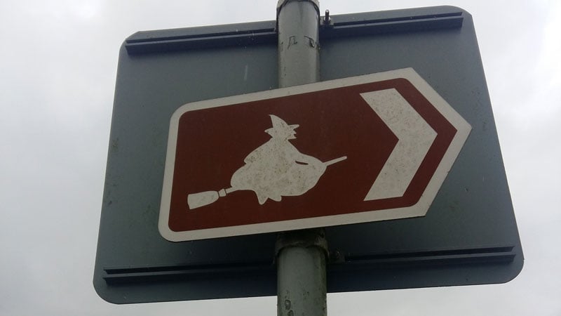 Pendle Hill Witches Guide Sign