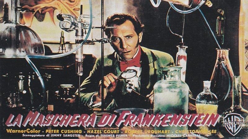 Italian poster for Hammer's 1957 Curse of Frankenstein